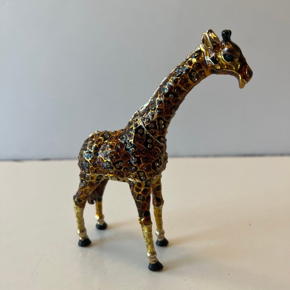 Giraffe Hinged Trinket Box